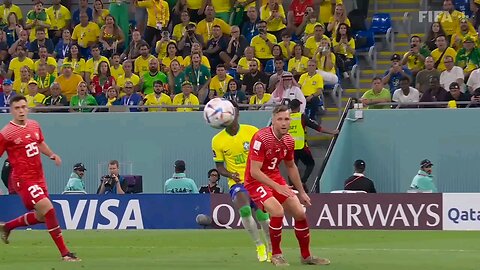 Brazil v Switzerland with 4 years of half time