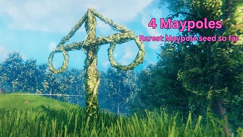 Valheim Seed - 4 Maypoles all near the starter spawn - XECKESINIS