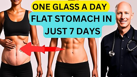 🌹✨ ONE GLASS A DAY FOR 1 WEEK!"| GET A FLAT STOMACH IN JUST 7 DAYS WITH THIS ONE SIMPLE TRICK!