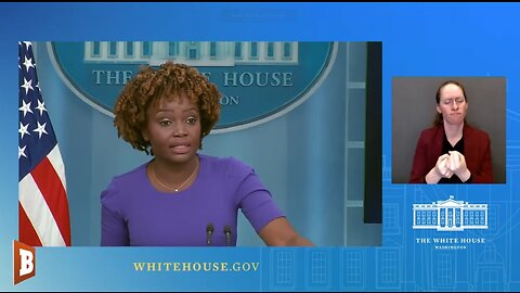 WH Press Secretary Karine Jean-Pierre speaking with reporters...