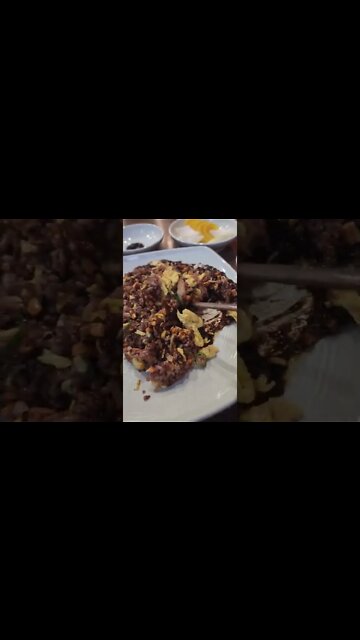 #shorts #hungry #cooking #cook Korean style Sea food fried rice with steam dumbling!