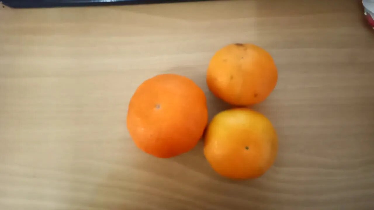 Bright orange Mandarins 11th August 2020