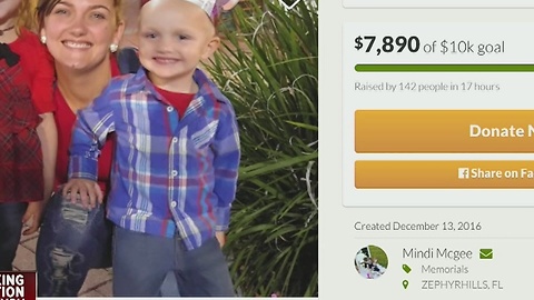 Friends, family and the community raise money for family of toddler killed by train