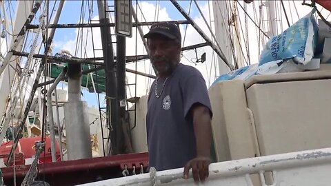 Shrimp boat owners on Fort Myers Beach waiting to get back to work