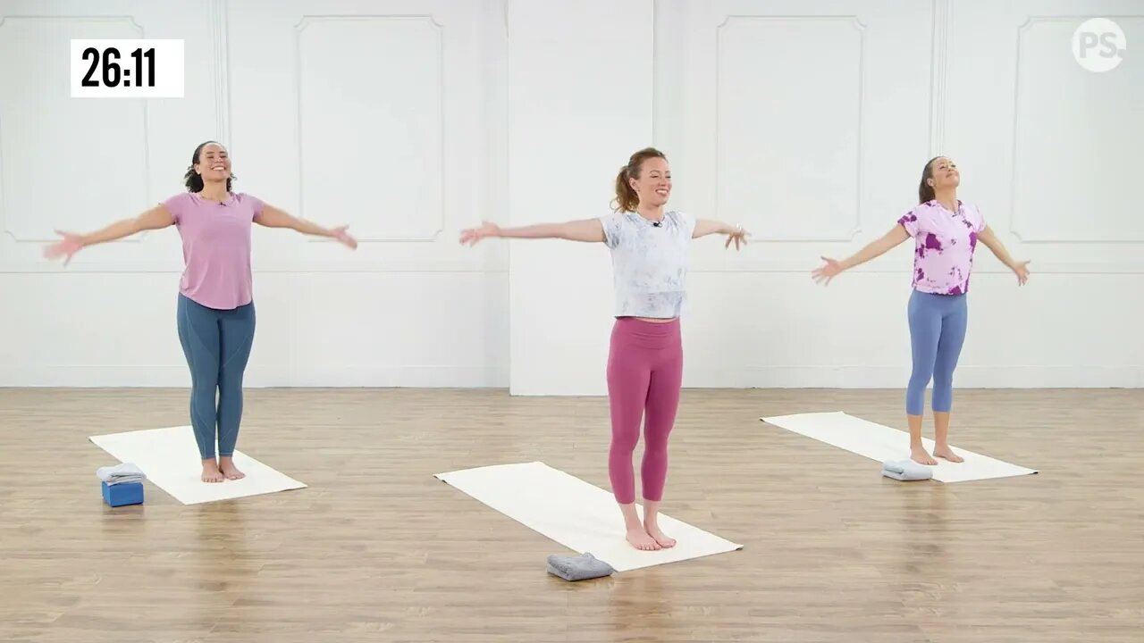 This beginner's yoga session will make you feel pure joy