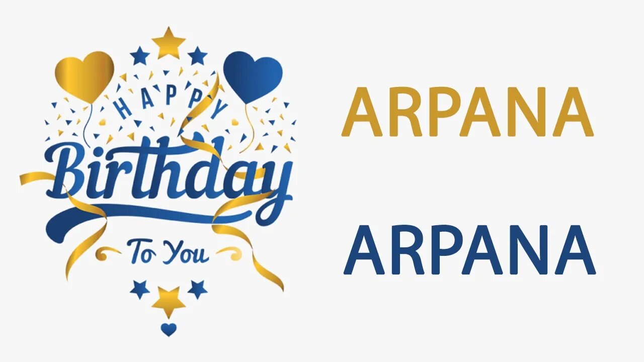 Happy Birthday to Arpana - Hindi Birthday Wish From Birthday Bash