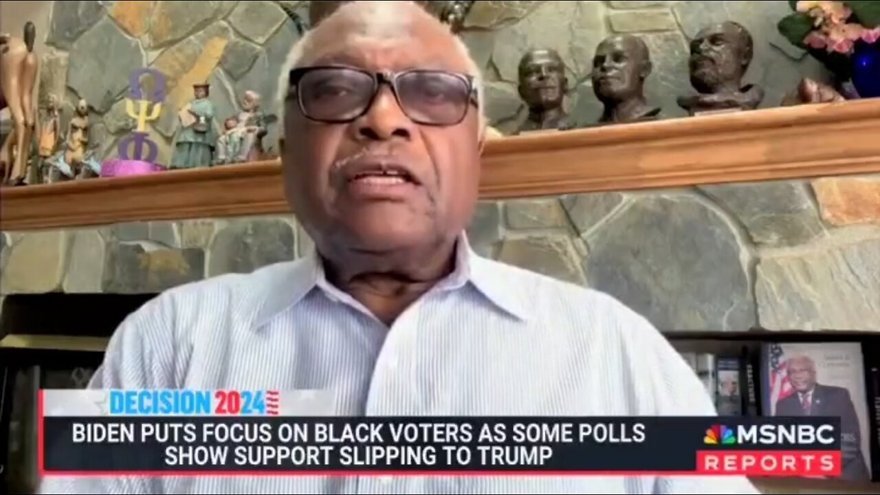 Rep James Clyburn Blames Media For Biden Losing Black Support