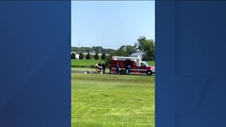 Two people airlifted after sky diving accident in Racine County