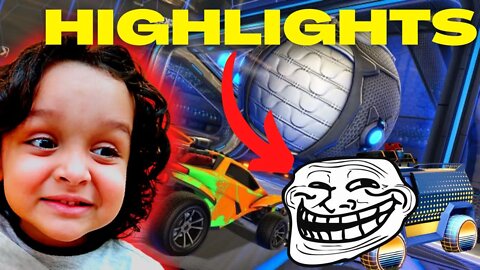 MELHORES MOMENTOS NO ROCKET LEAGUE!! (CHOREI DE RIR) - HIGH LIGHTS