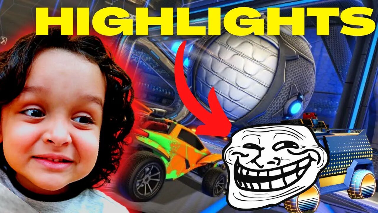 MELHORES MOMENTOS NO ROCKET LEAGUE!! (CHOREI DE RIR) - HIGH LIGHTS