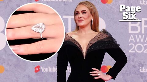 Adele sparks engagement rumors with diamond ring at Brit Awards 2022