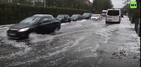 Heavy rain and hail batter southern Germany