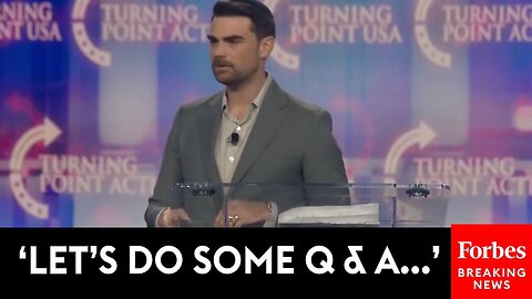 Ben Shapiro Roasts Democrats, Takes Questions From Audience At Turning Point Event