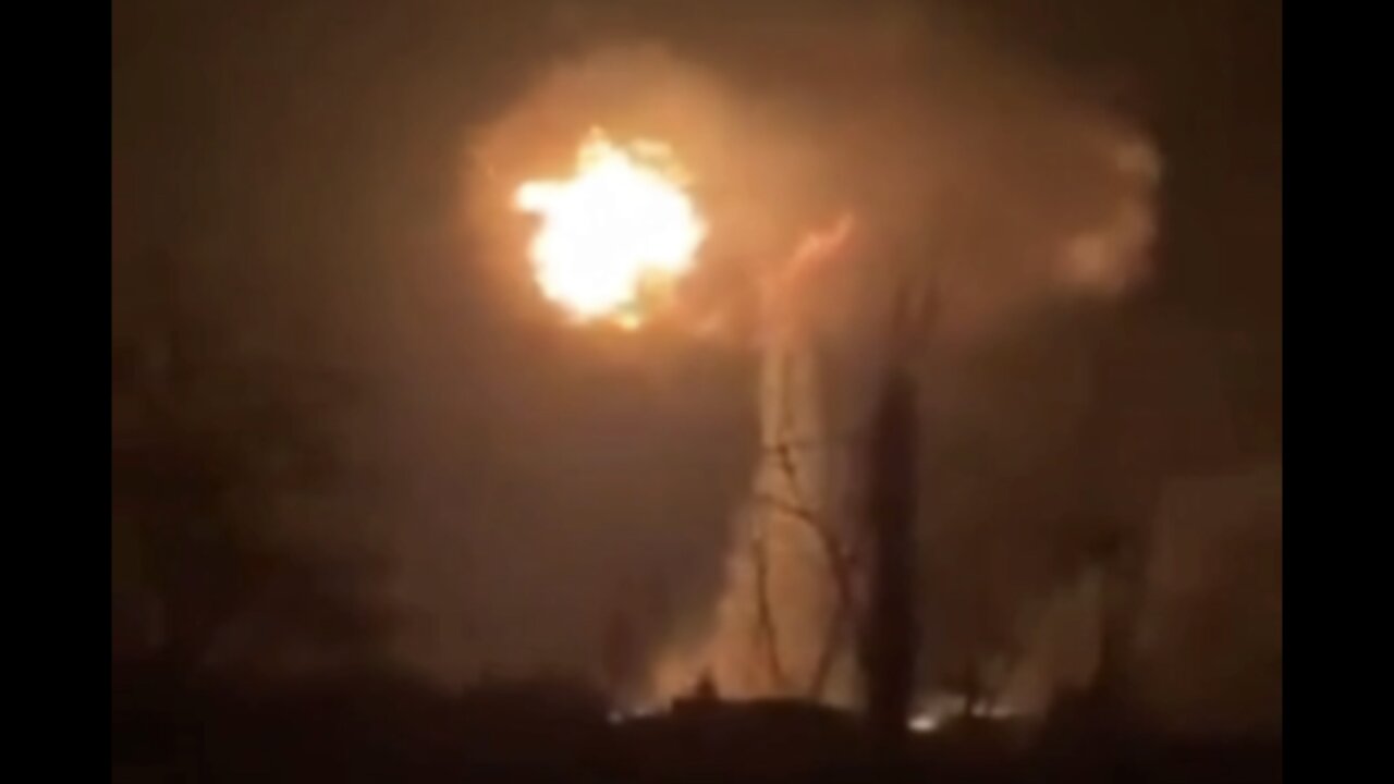 GAS UNIT IN KHARKOV HIT BY MISSILE