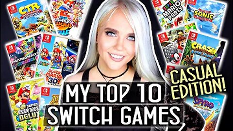 My ULTIMATE TOP 10 Nintendo Switch Games CASUAL EDITION! - Ircha Gaming