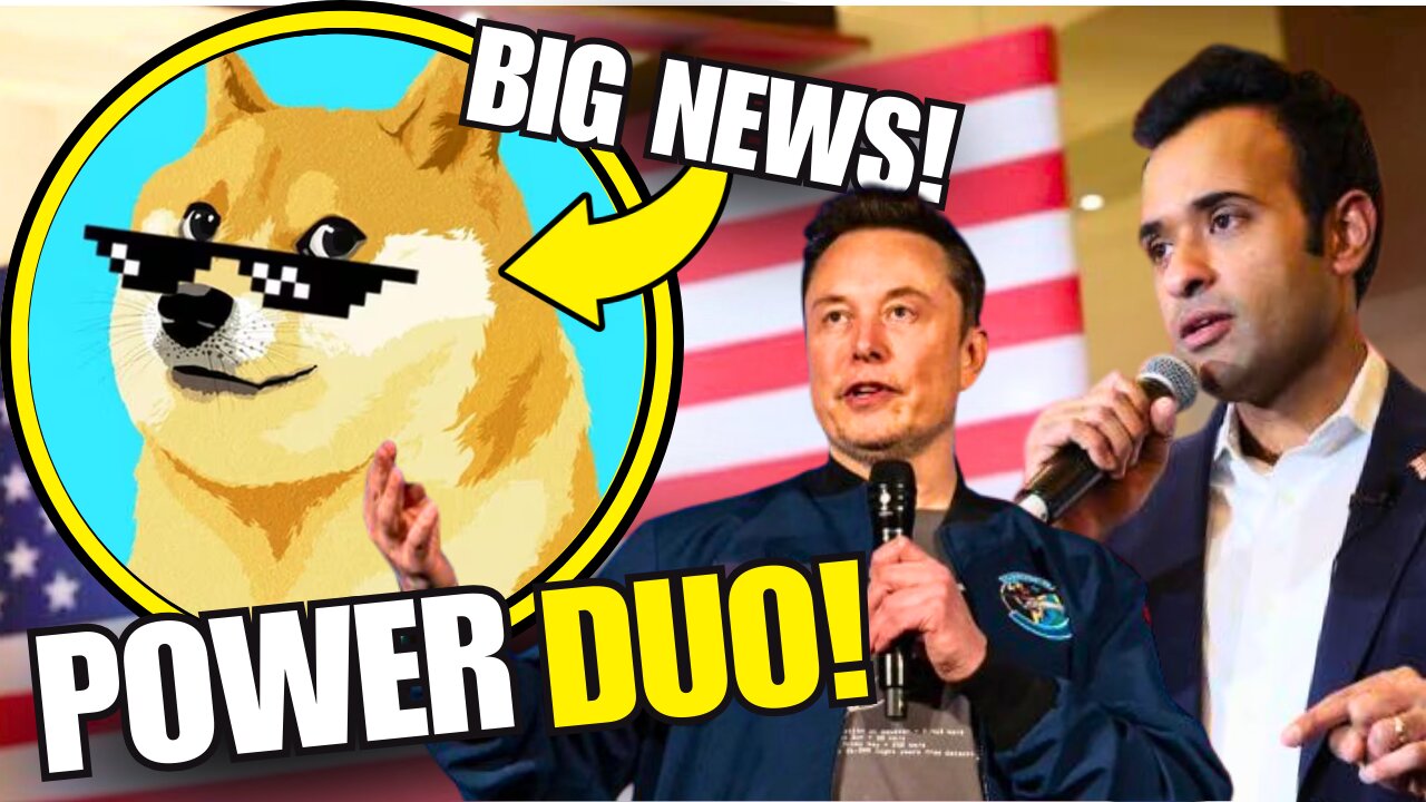 🚨DOGE IS HERE! Trump Taps Elon Musk & Vivek to Slash Government Waste!