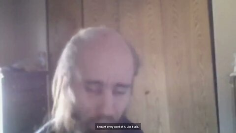 Cyraxx on FB live. Trying hard to convince us that his shtty apology was real. 4/8/2023