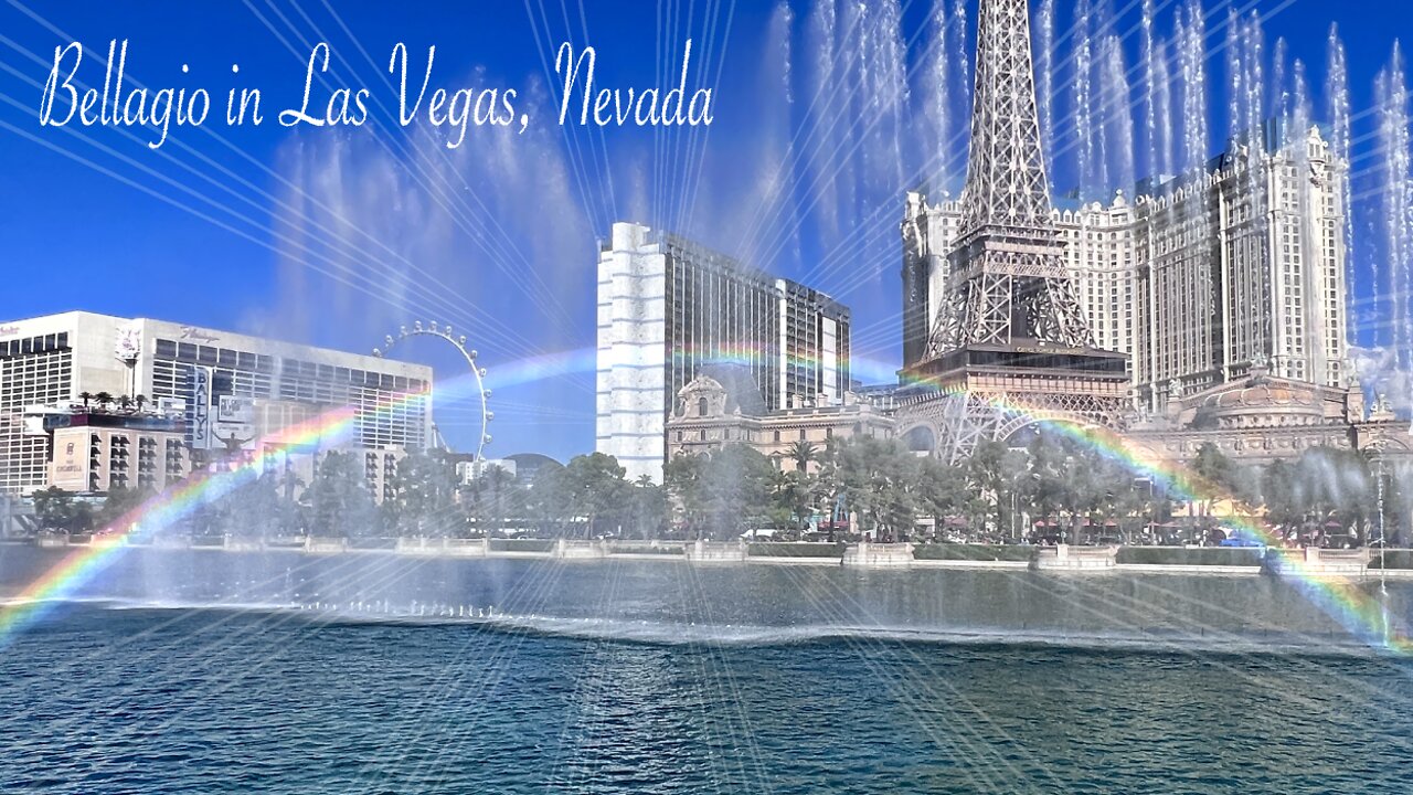 Rainbow at Bellagio in Las Vegas Nevada