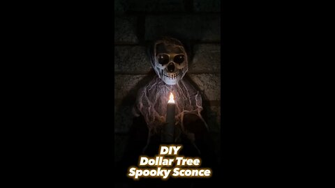 Diy Dollar Tree Spooky Sconces