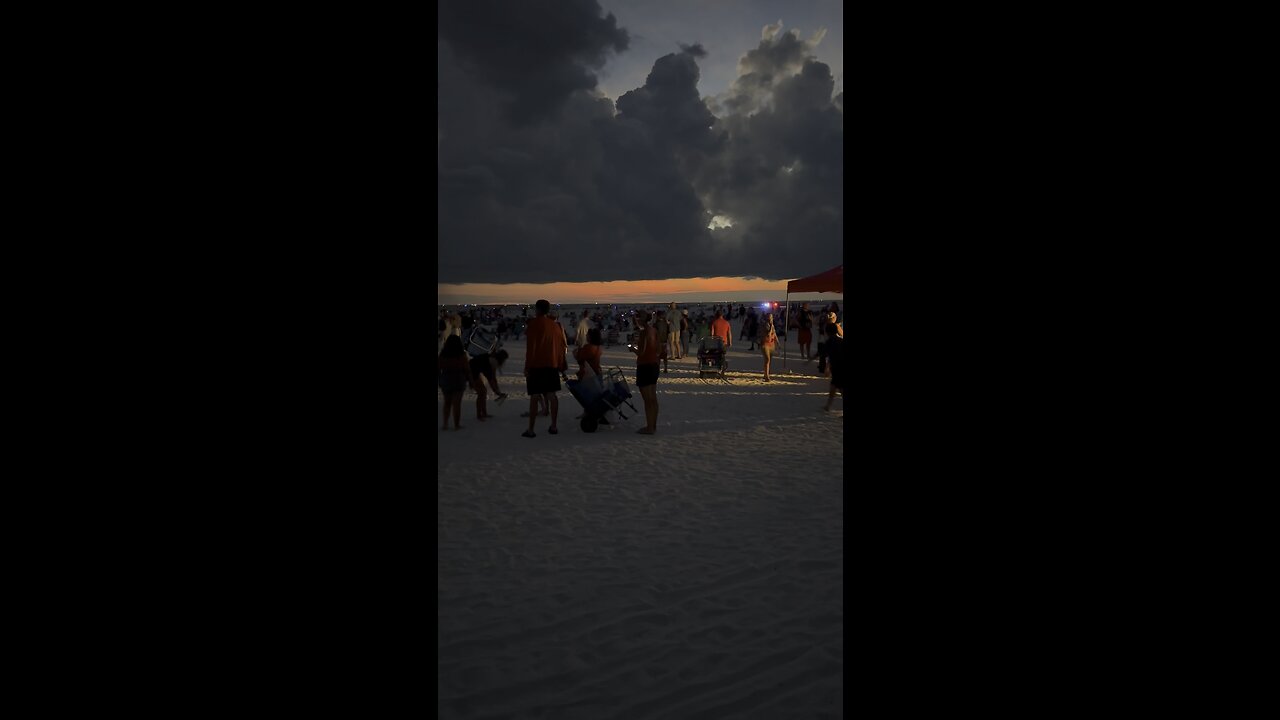 Independence Day Celebration at Residence Beach #FYP ##Fireworks #4thOfJuly #MarcoIsland #4K