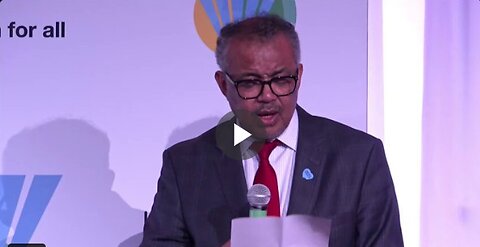 Tedros Adhanom Ghebreyesus, Director-General of the WHO...
