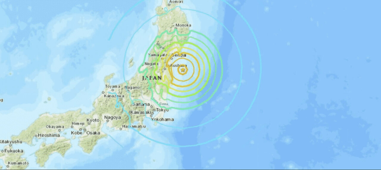 Q drops Japan 7.3 Earthquake 3.16.22