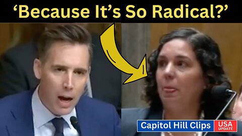 Sen. Hawley Confronts Leftest Judicial Nominee Who Thinks Enforcement Of Traffic Laws Is "Racist"