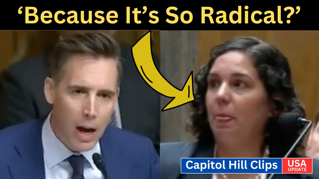 Sen. Hawley Confronts Leftest Judicial Nominee Who Thinks Enforcement Of Traffic Laws Is "Racist"