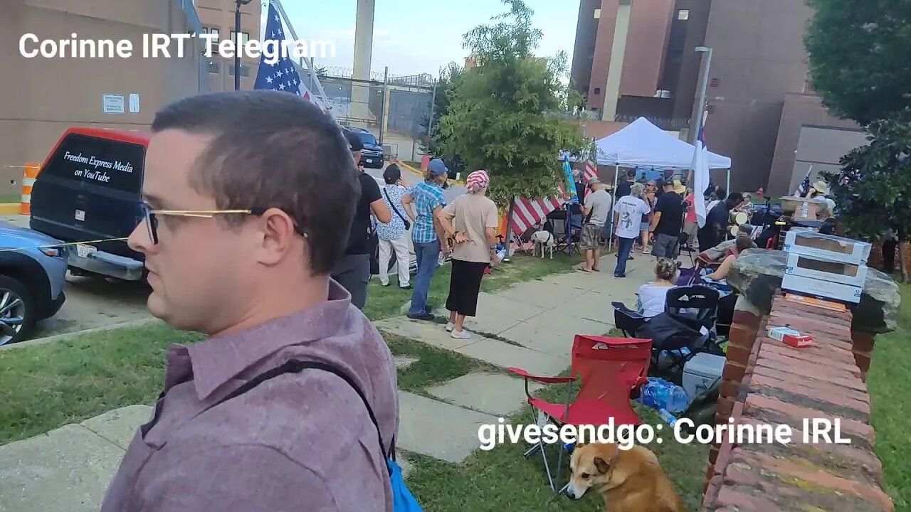 8.27.2022 LIVE Washington DC the J6 Vigil gets attacked by the Antifa girls & DC Police Help Us