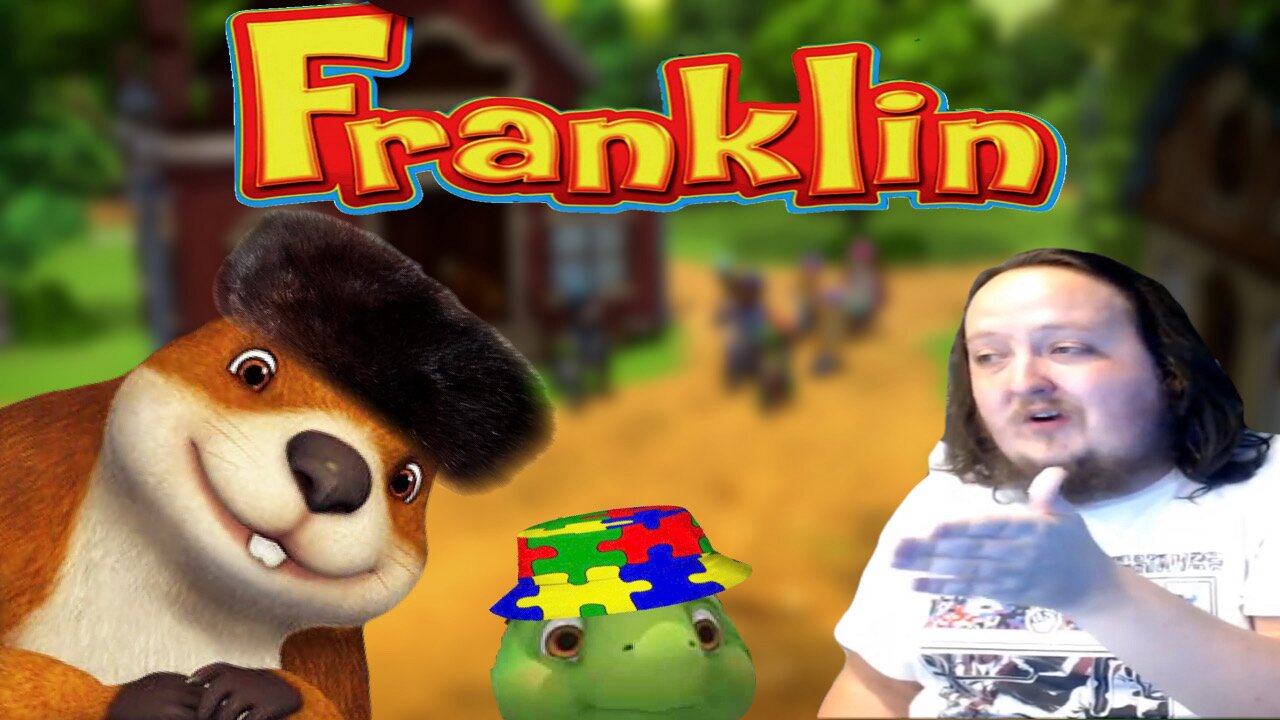 egg white narrates over 3d franklin the turtle (Egg White & Franklin Vs. The NINJAroos)