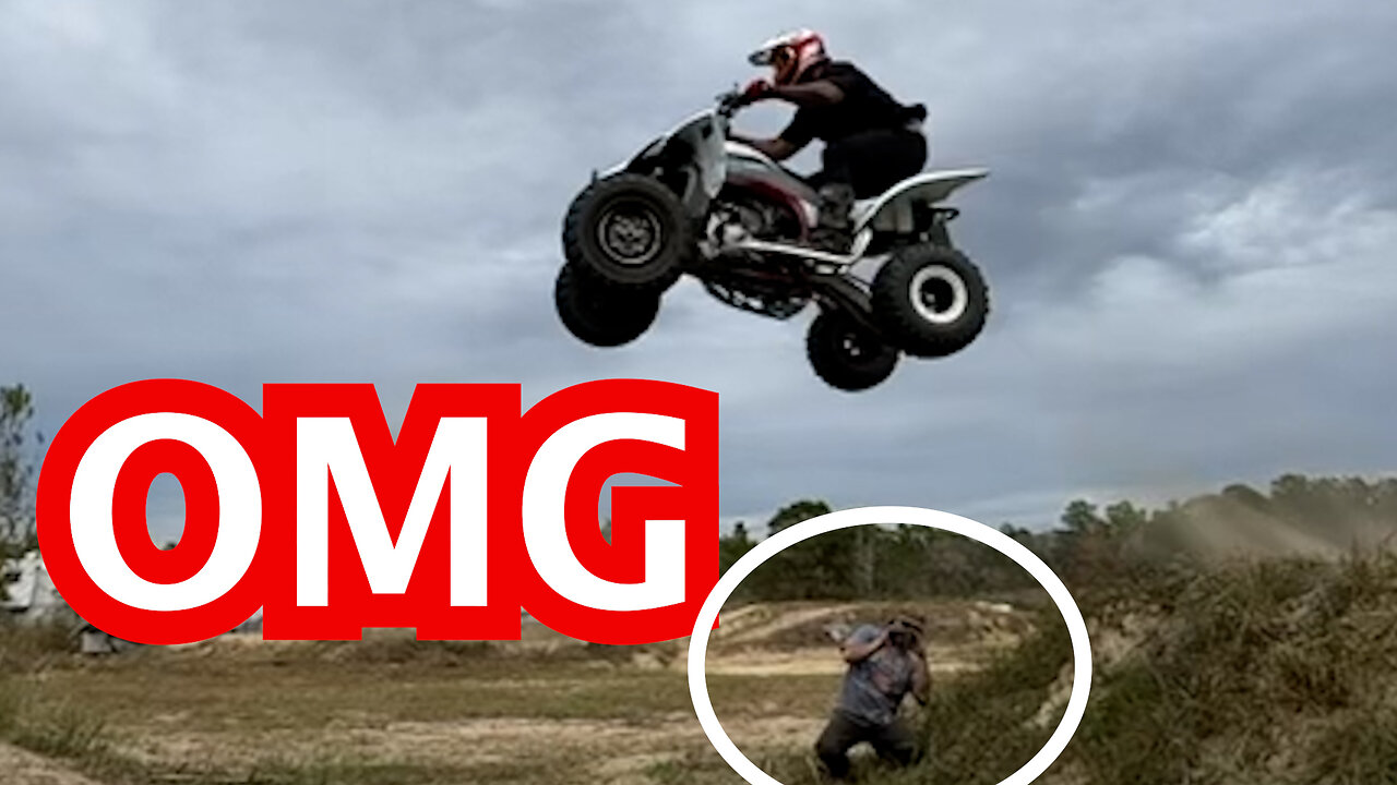 Crashes and Jumps YFZ 450 MX practice