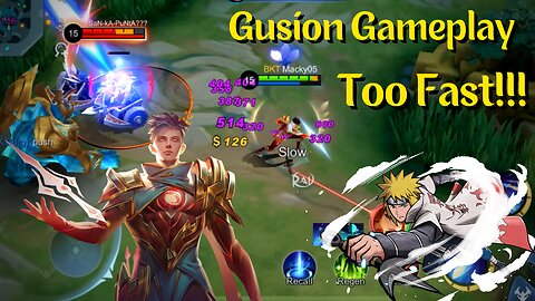 Gusion Gameplay || Mobile Legends Bang Bang
