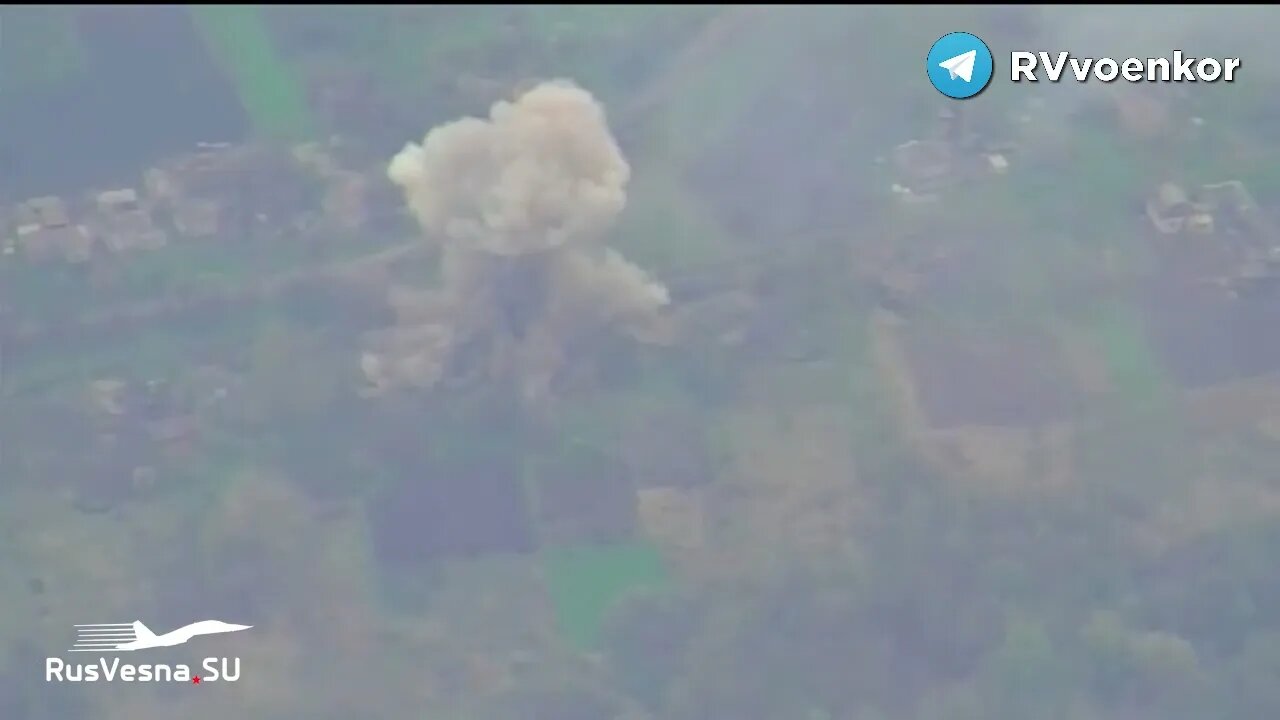 A Powerful Explosion Is Felt At A Ukrainian Military Facility After A Russian Strike