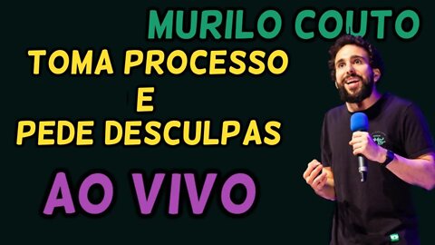 MURILO COUTO CONTA PIADA TOMA PROCESSO E PEDE DESCULPAS AO VIVO!