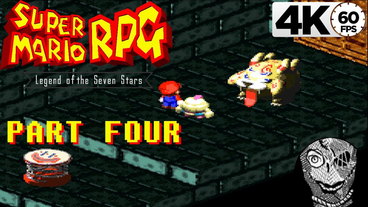 (PART 04) [Kero Sewers Belome & Midas River Course] Super Mario RPG: Legend of the Seven Stars 4k