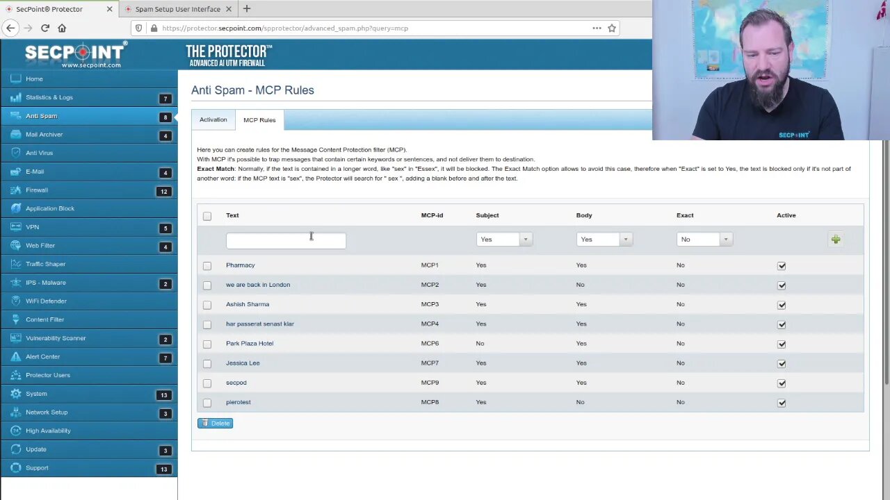 SecPoint Protector Anti Spam MCP
