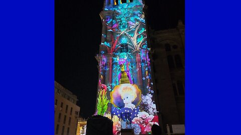 Incredible Projection Mapping Show 🎄 Málaga Christmas Magic [Spain 4K]