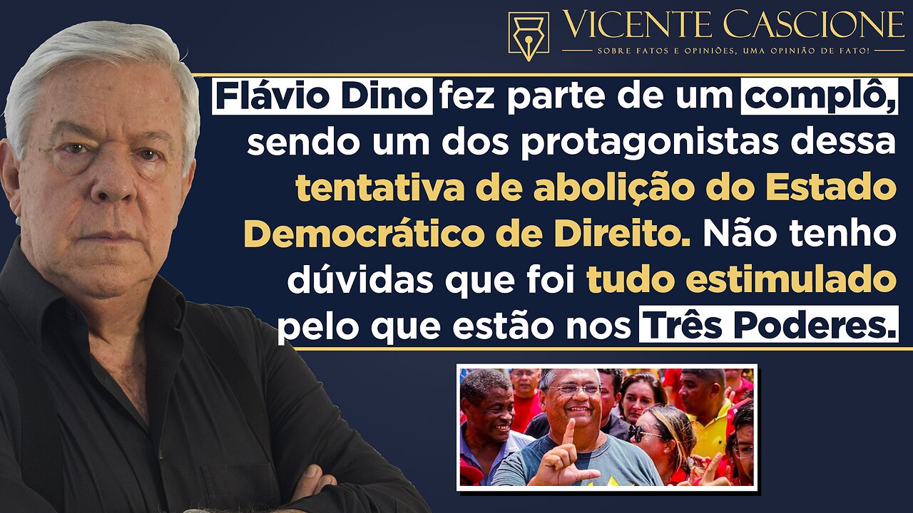 A CONFISSÃO DE DINO: JURISTA DISSECA 8 DE JANEIRO E MOSTRA A ARAPUCA ARMADA PELOS QUE ESTÃO NO PODER