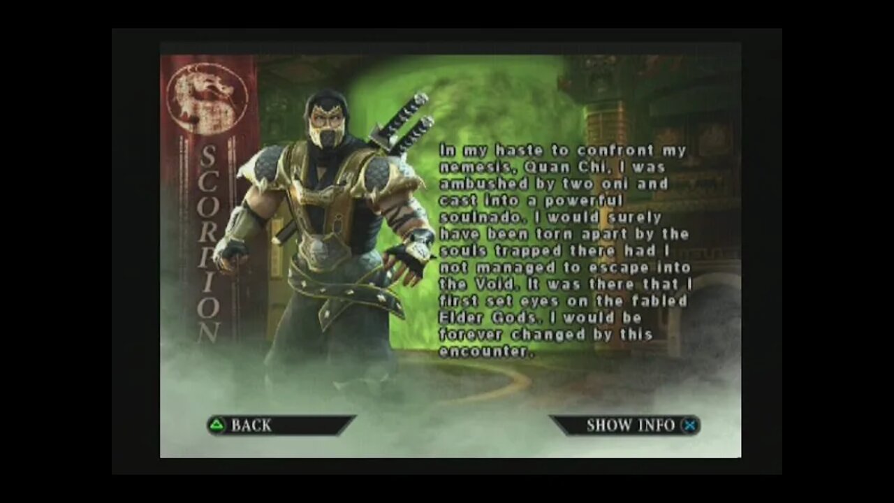 Mortal Kombat Deception (PS2) - Scorpion - Arcade Mode