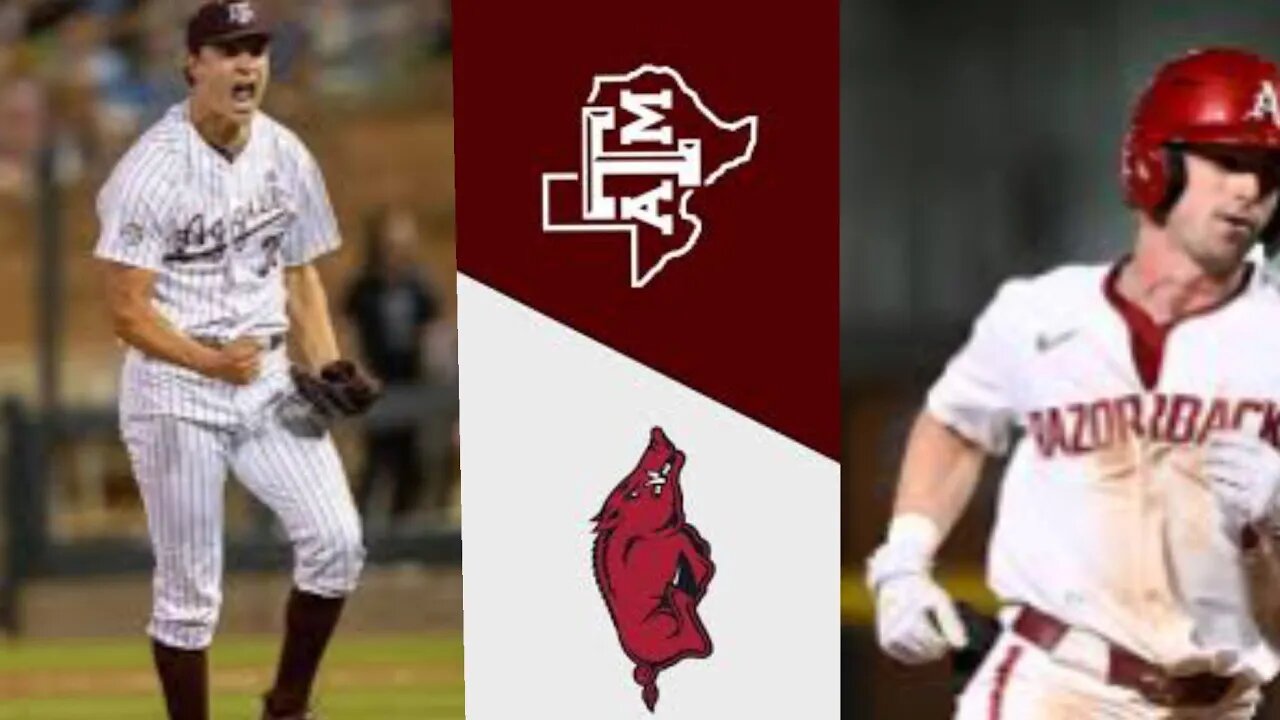 #4 Arkansas vs Texas A&M Highlights (Games 1) | 2022 College Baseball Highlights #Arkansas #Texasa&m