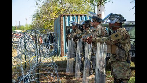 Texas National Guard Conducting Drills, Preparing For Mass Migration Event