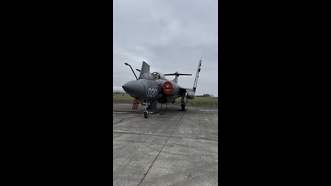 Wing folding on a Buccaneer