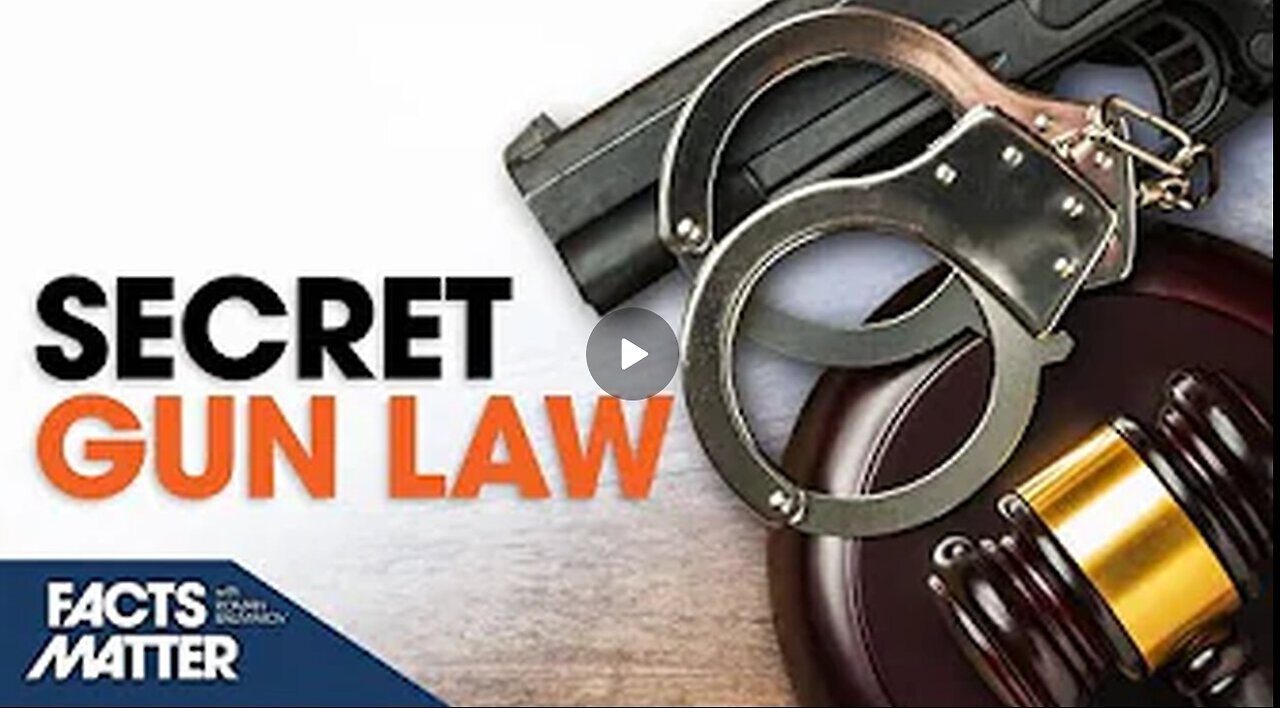 Secret Anti-Gun Provision Hidden in Military Spending Bill. Facts Matter 7-19-2024