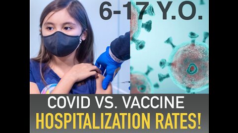 COVID vs Vaccine Hospitalization - What are the Rates? 8 Jan 2022