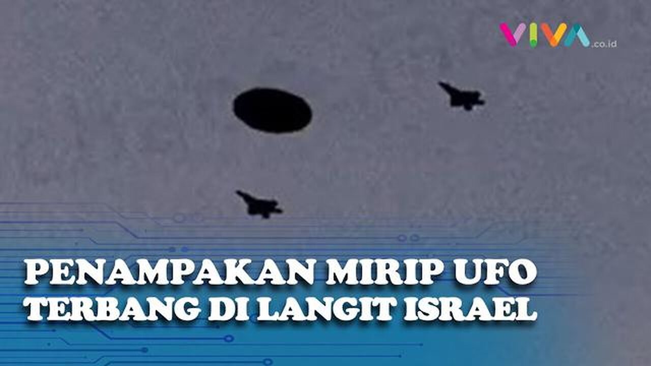 Alleged UFOs with Fighter Jets in the Sky of Israel during conflict