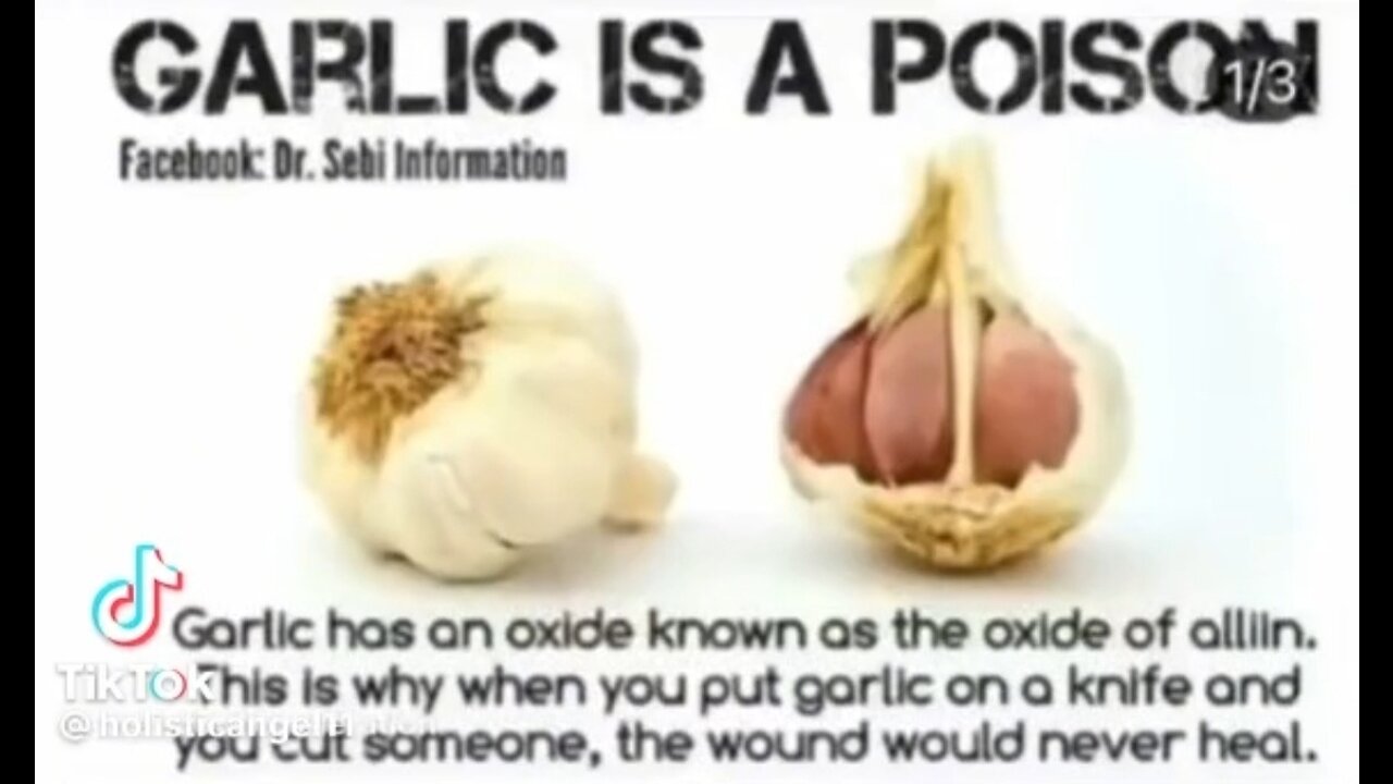 Garlic is poisonous🤔🤷‍♀️ who knew, not me. Not sure if it is but here's what people say about it