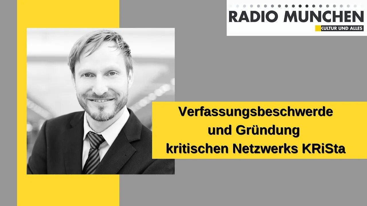 Verfassungsbeschwerde und Gründung des kritischen Netzwerks KRiSta - Dr. Pieter Schleiter