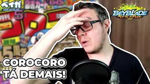 A COROCORO DESSE MÊS TROUXE MUITAS NOVIDADES DE BEYBLADE!
