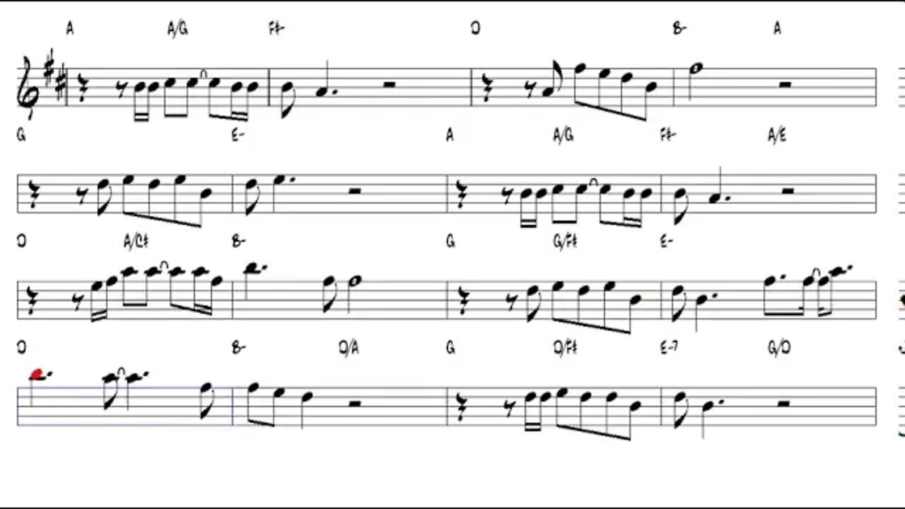 A Whiter Shade Of Pale Tenor Sax