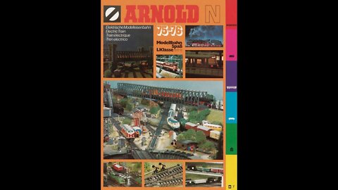 Arnold Modellbahn Katalog von 1975 / 1976